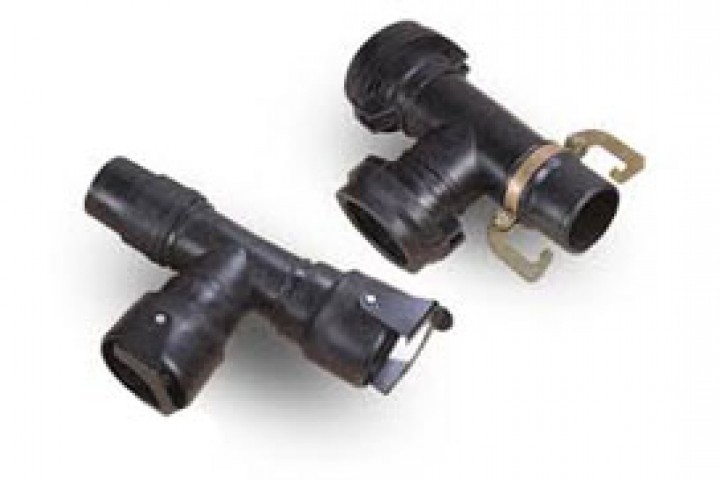 agri sprinkler hdpe tee hdpe pipe fittings material sprinkler tee isolated on white background